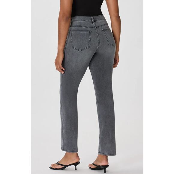 NWT Quince Bella Straight Leg Denim Womens 25 Gray Stretch Jeans - Picture 4 of 16